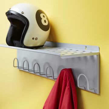 Wall-mounted coat rack - Wall-mounted metal coat rack by Made Design - view 3